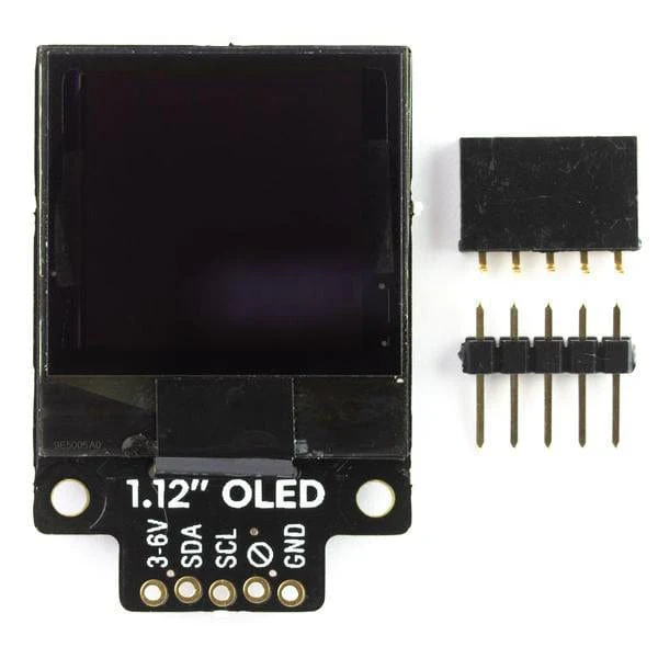 1.12" Mono OLED (128x128, white/black) Breakout – SPI - Image 4