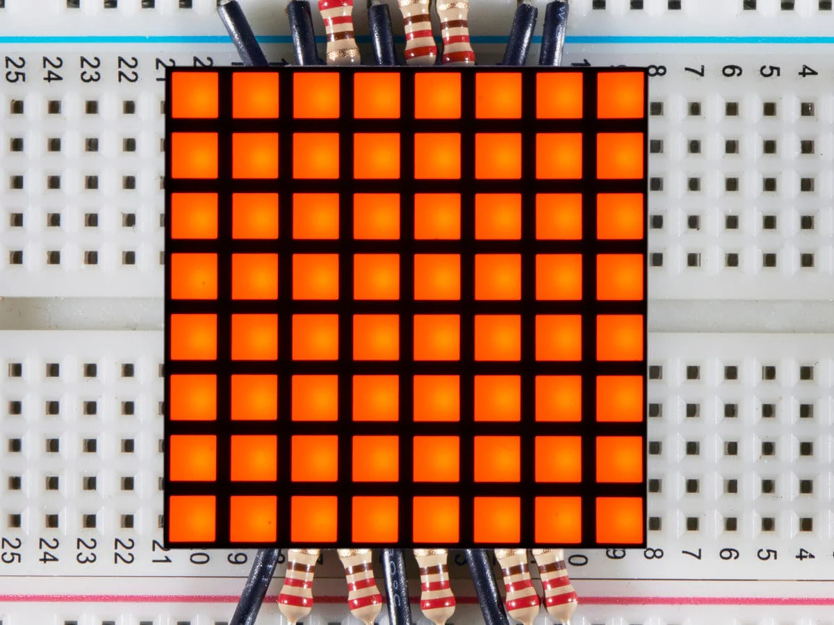 1.2" 8x8 Matrix Square Pixel - Amber (KWM-R30881CUAB)