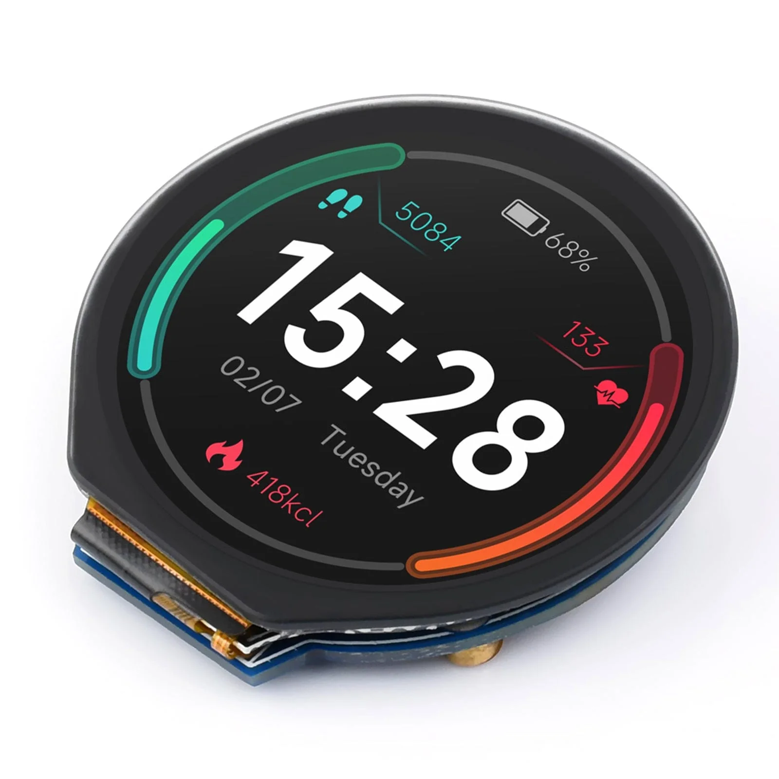 1.28" Round Touchscreen LCD Display Module