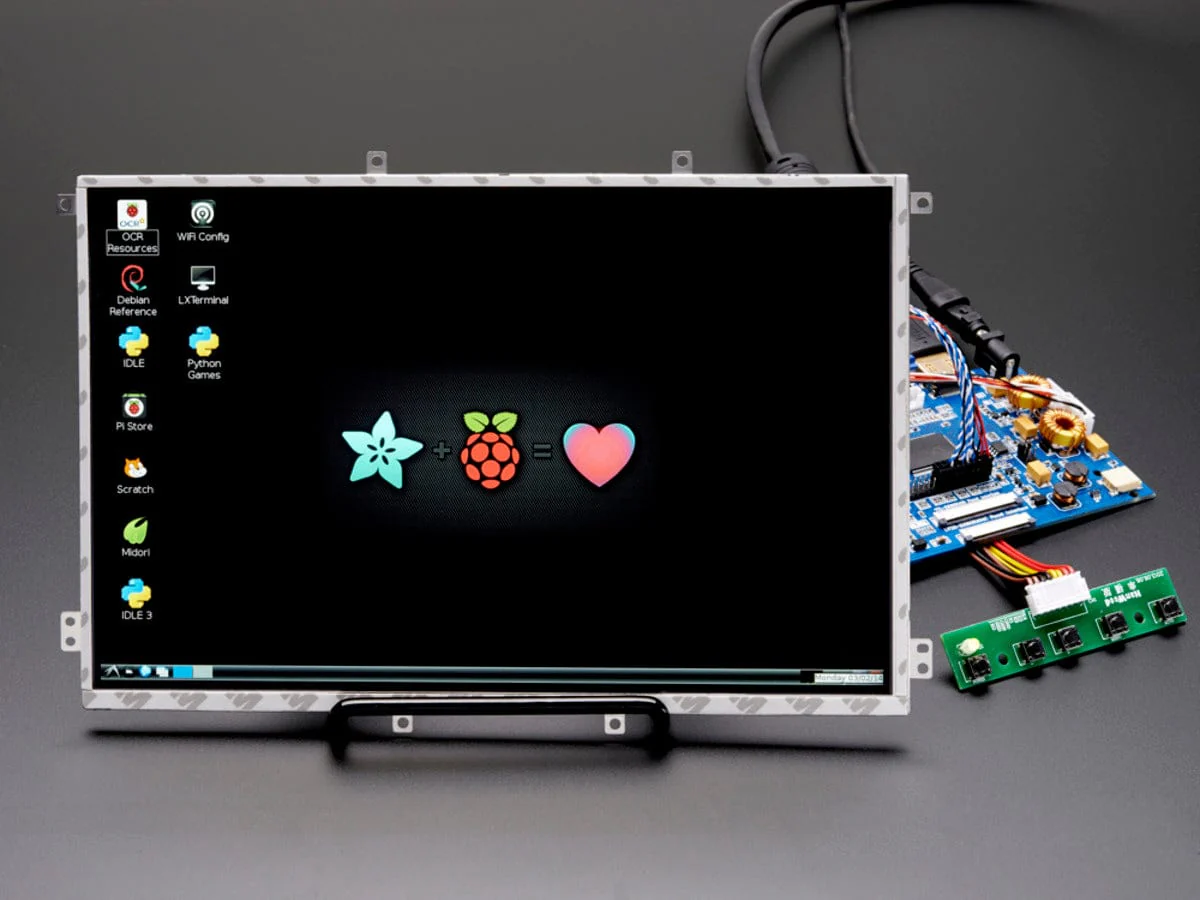 10.1" Display & Audio 1280x800 IPS - HDMI/VGA/NTSC/PAL [Discontinued]