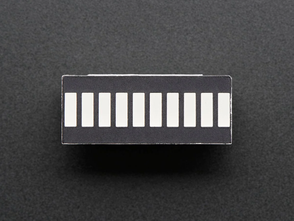 10 Segment Light Bar Graph LED Display - Blue (KWL-R1025BB) - Image 3