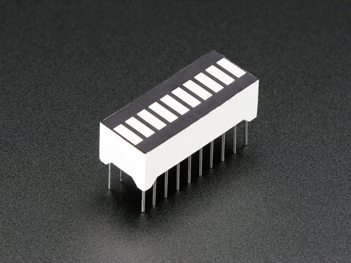 10 Segment Light Bar Graph LED Display - Pure Green (KWL-R1025PGB) - Image 2