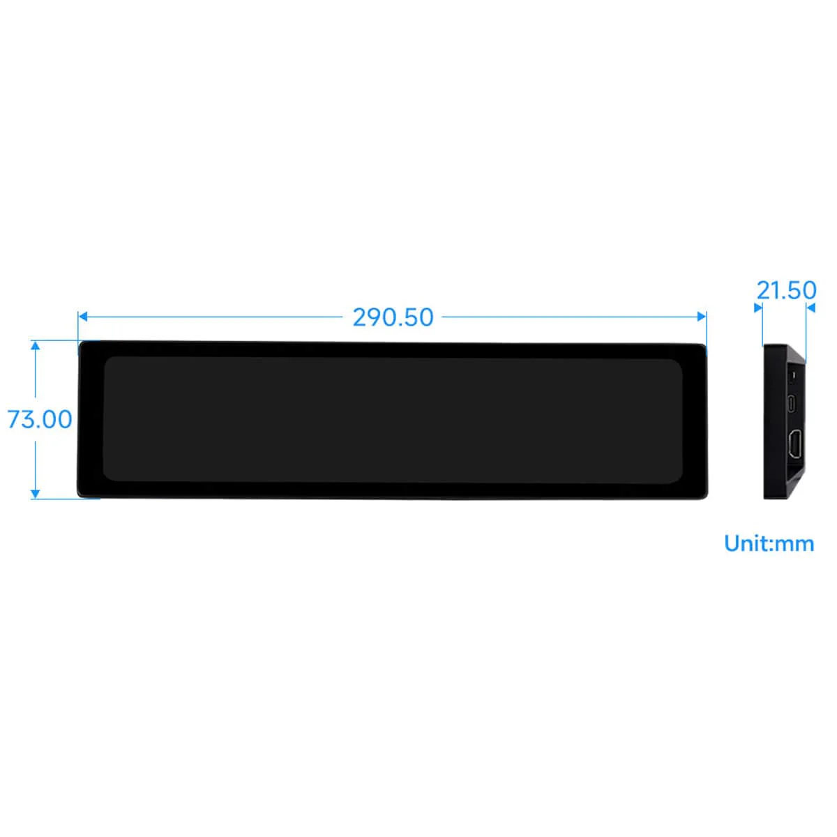 11.9" IPS HDMI Capacitive Touch Side Monitor (320 x 1480) - Image 6