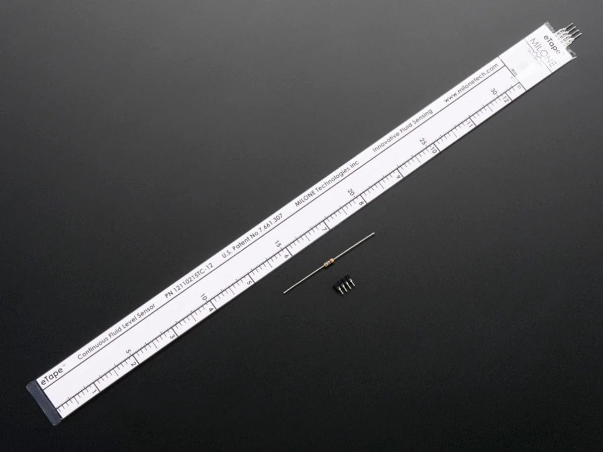 12" Chemical eTape Liquid Level Sensor with Teflon Jacket [Discontinued]