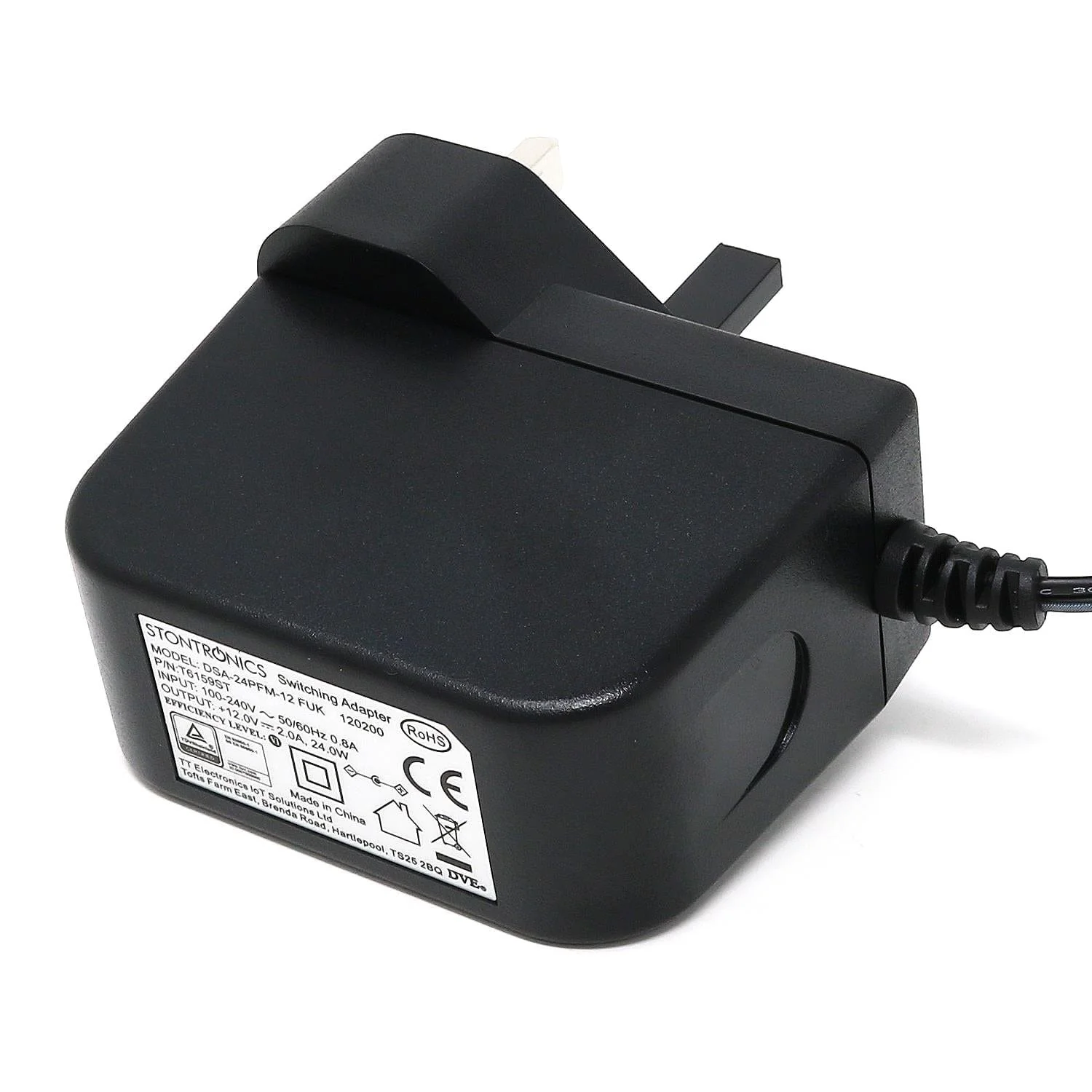 12V 2A Power Supply with 2.1mm Barrel Jack - Image 4