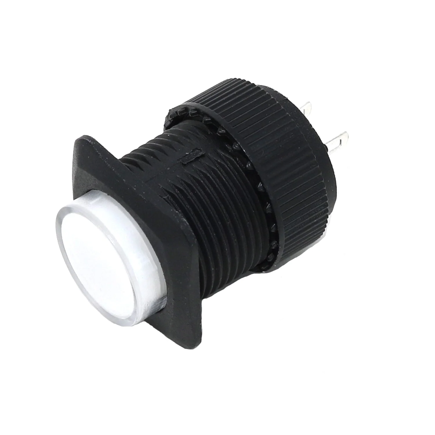 16mm Illuminated Pushbutton - White Momentary