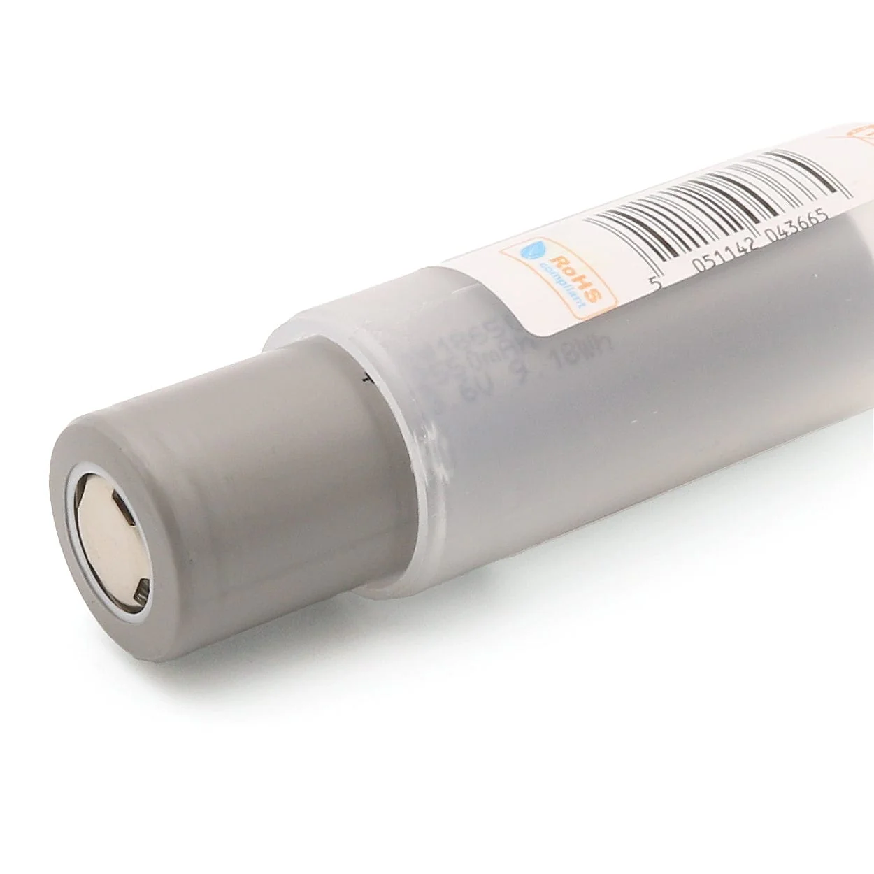 18650 Lithium-ion Rechargeable Cell - 2500mAh 3.7V 20A - Image 2