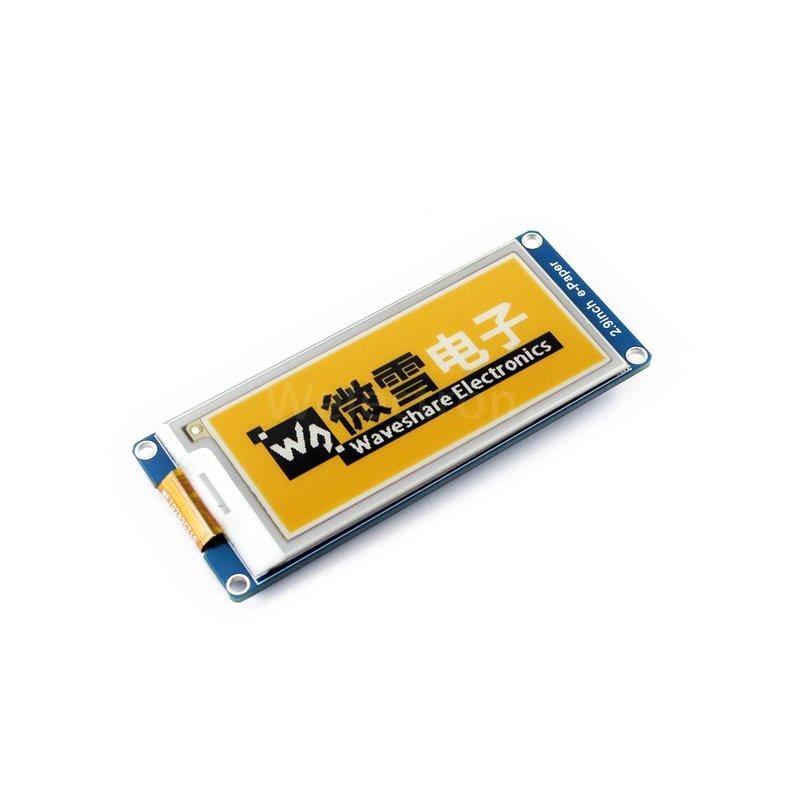 2.9" ePaper Display Module (yellow/black/white) (296x128) [Discontinued]
