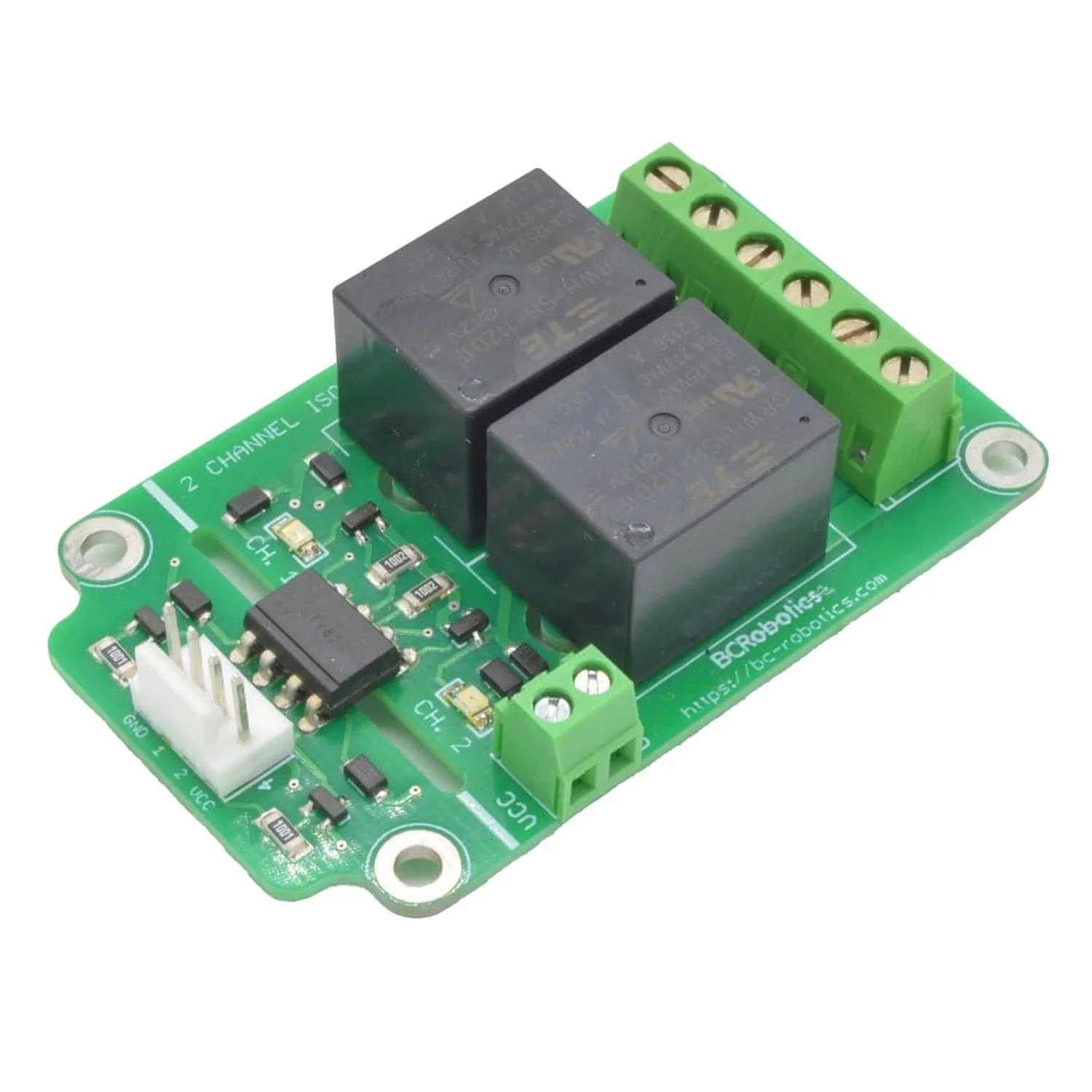 2 Channel Isolated Relay Breakout – 12V
