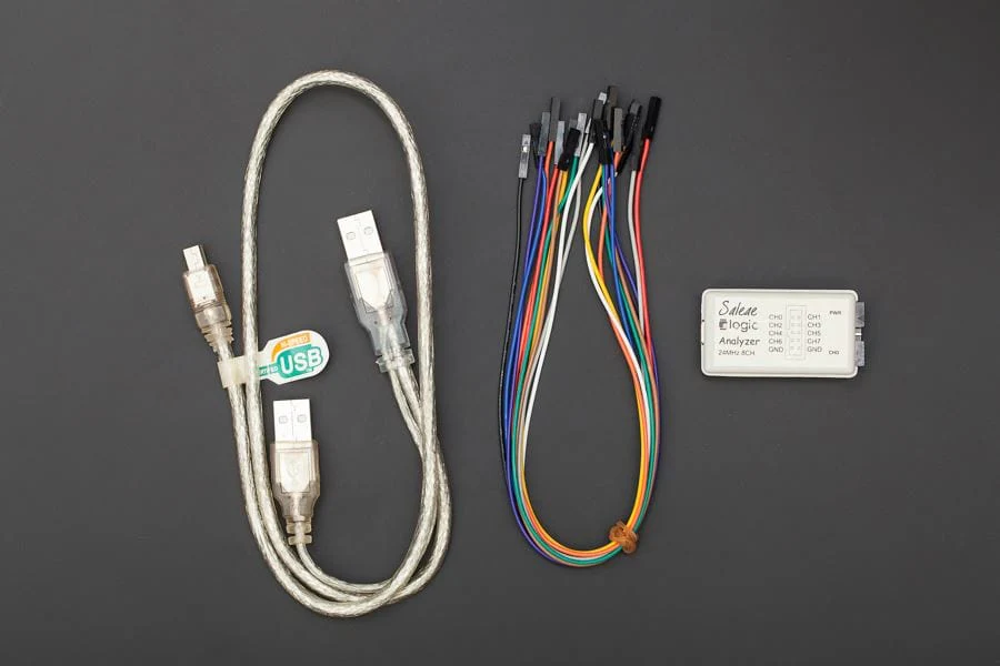24Mhz 8 Channel Logic Analyzer (Saleae Logic Compatible) [discontinued]