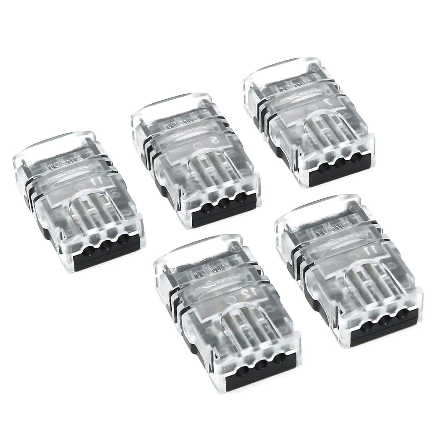 3-pin LED Strip Connectors - Strip to Wire (10mm)
