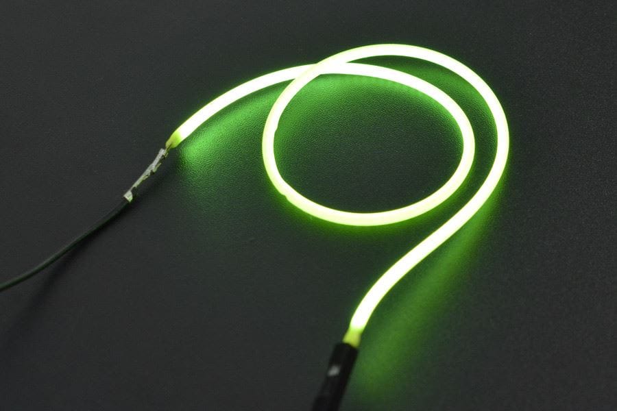 3V 260mm Flexible LED Filament Chip - Green (5-pack)
