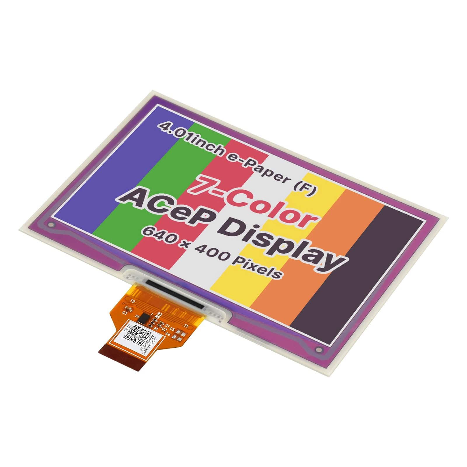 4.01" ACeP 7-Color ePaper Display Raw Panel (640x400)