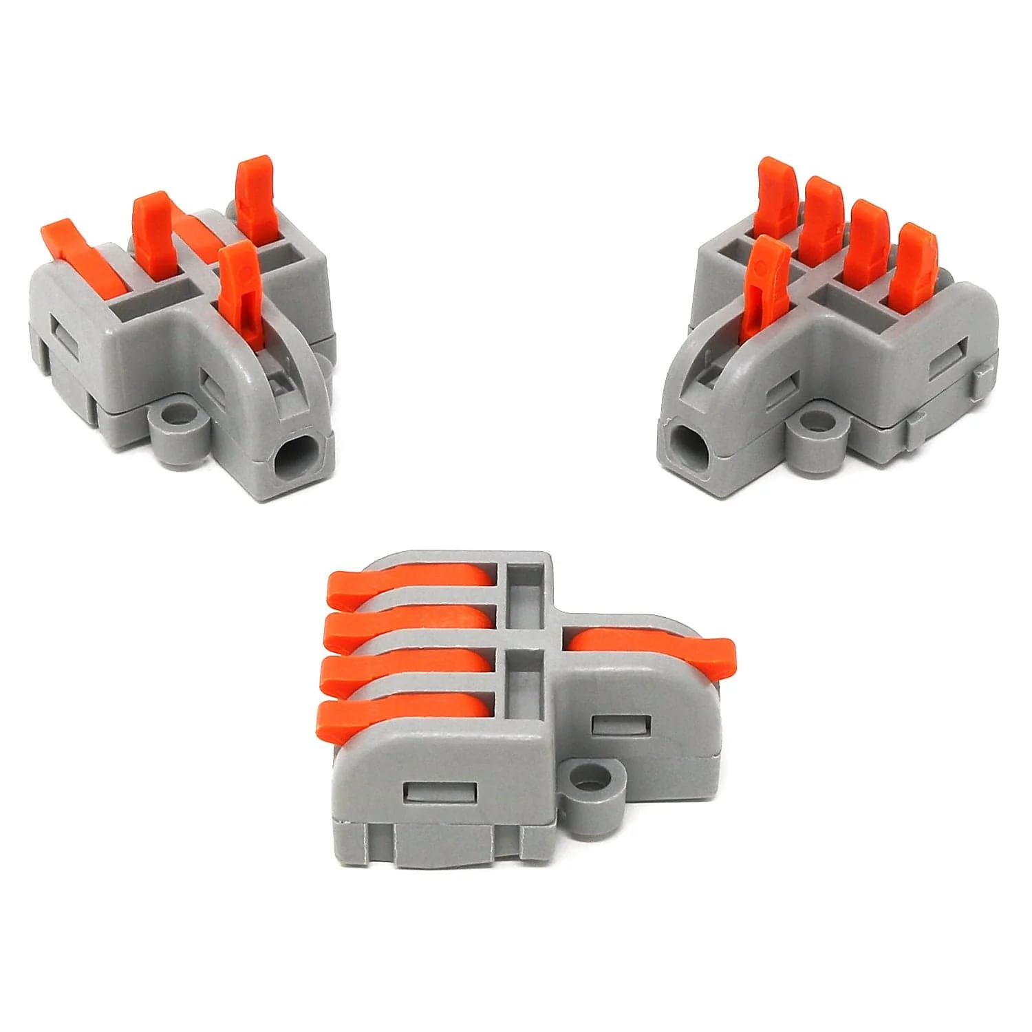 4-Way Fast Wire Splitters - Pack of 3