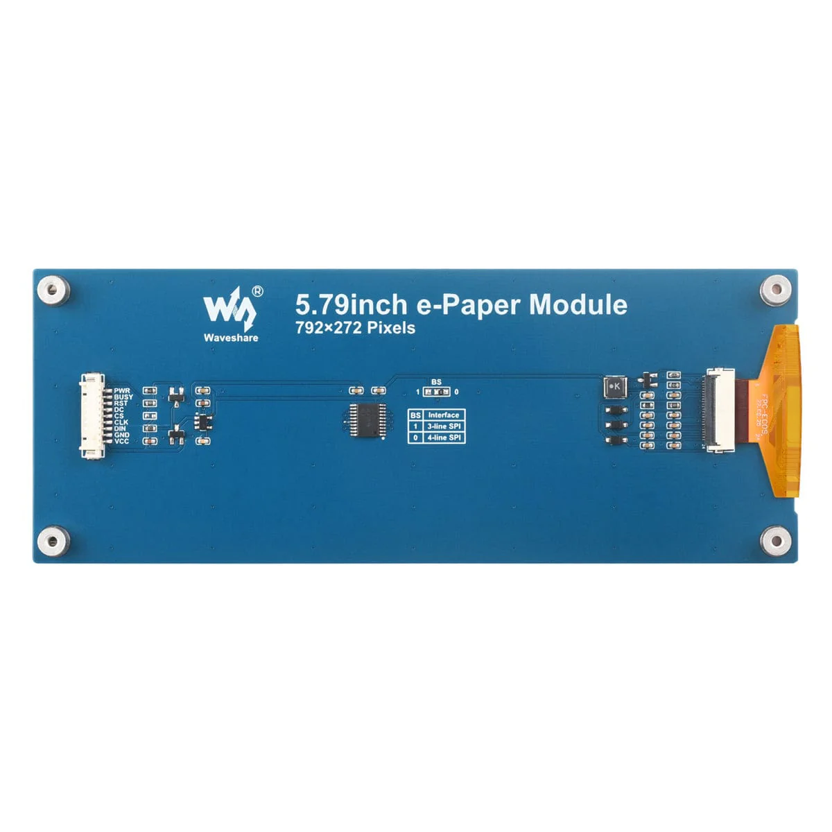 5.79" ePaper Display Module - Red/Yellow/Black/White (792x272) - Image 4