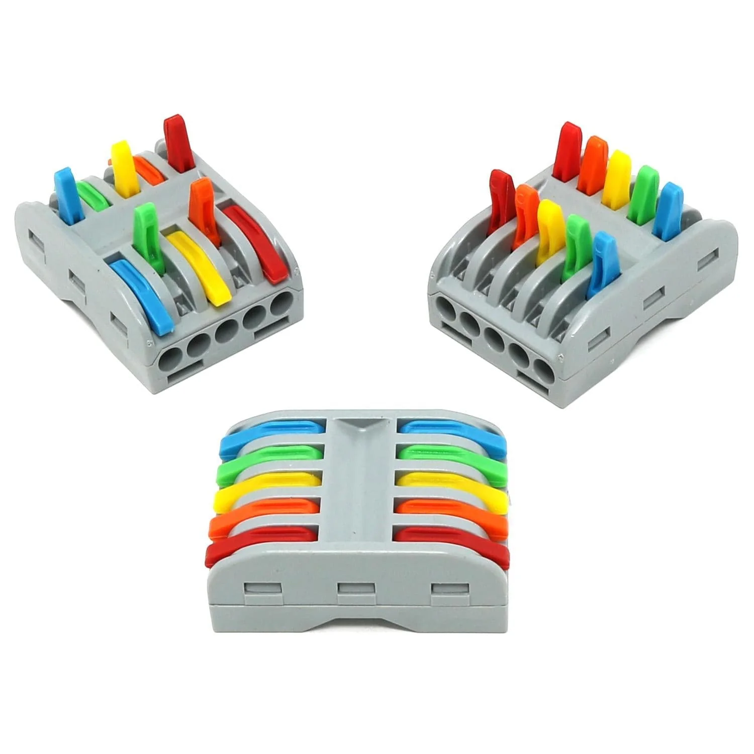 5-Way Fast Wire Connectors - Pack of 3