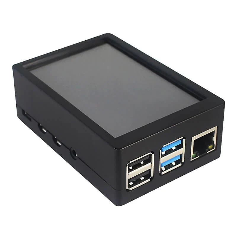 ABS Case with 3.5" TFT Touchscreen for Raspberry Pi 4 (480x320) [Discontinued]