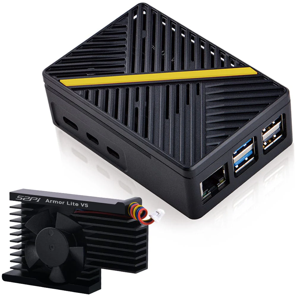 ABS Fan Case for Raspberry Pi 5
