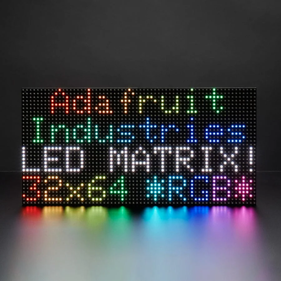 64x32 RGB LED Matrix - 6mm pitch