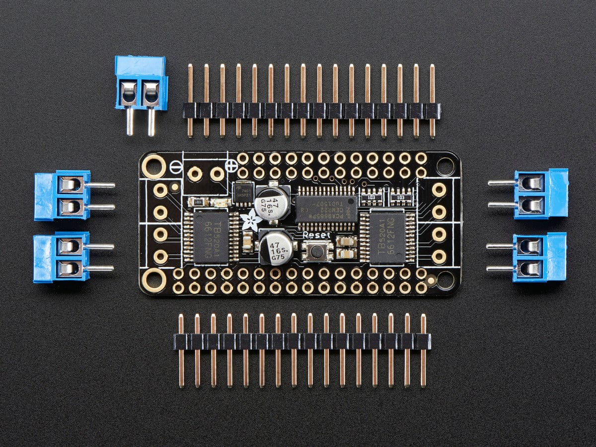 DC Motor + Stepper FeatherWing Add-on For All Feather Boards - Image 2