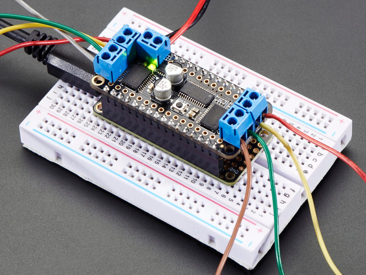 DC Motor + Stepper FeatherWing Add-on For All Feather Boards - Image 3