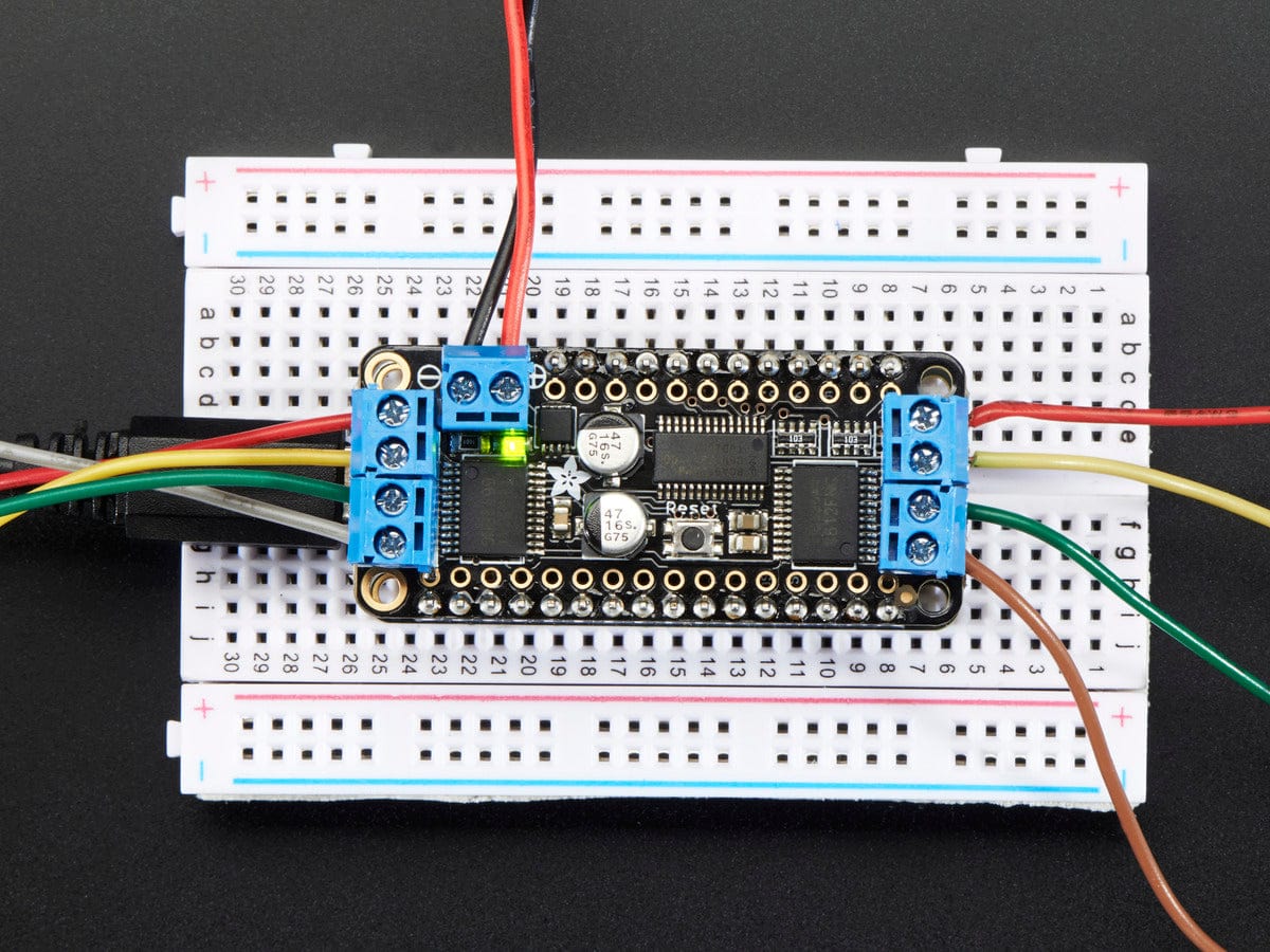DC Motor + Stepper FeatherWing Add-on For All Feather Boards - Image 6