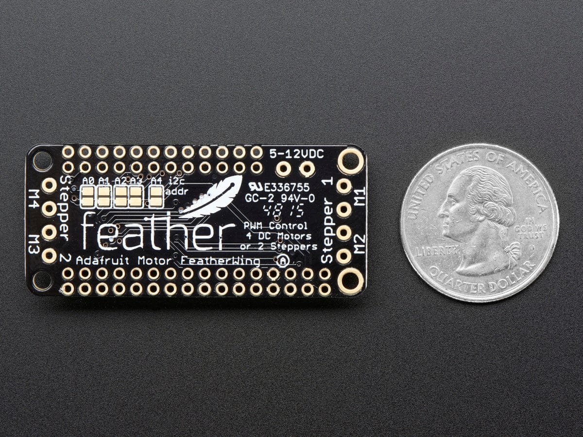 DC Motor + Stepper FeatherWing Add-on For All Feather Boards - Image 7