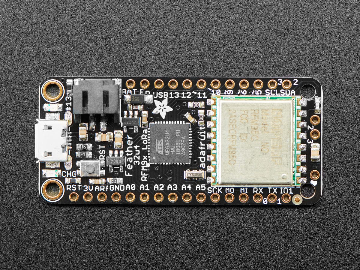 Adafruit Feather 32u4 RFM95 LoRa Radio- 868 or 915 MHz (RadioFruit) - Image 3