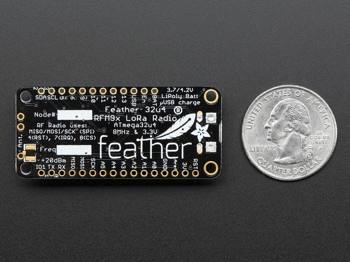 Adafruit Feather 32u4 RFM95 LoRa Radio- 868 or 915 MHz (RadioFruit) - Image 4