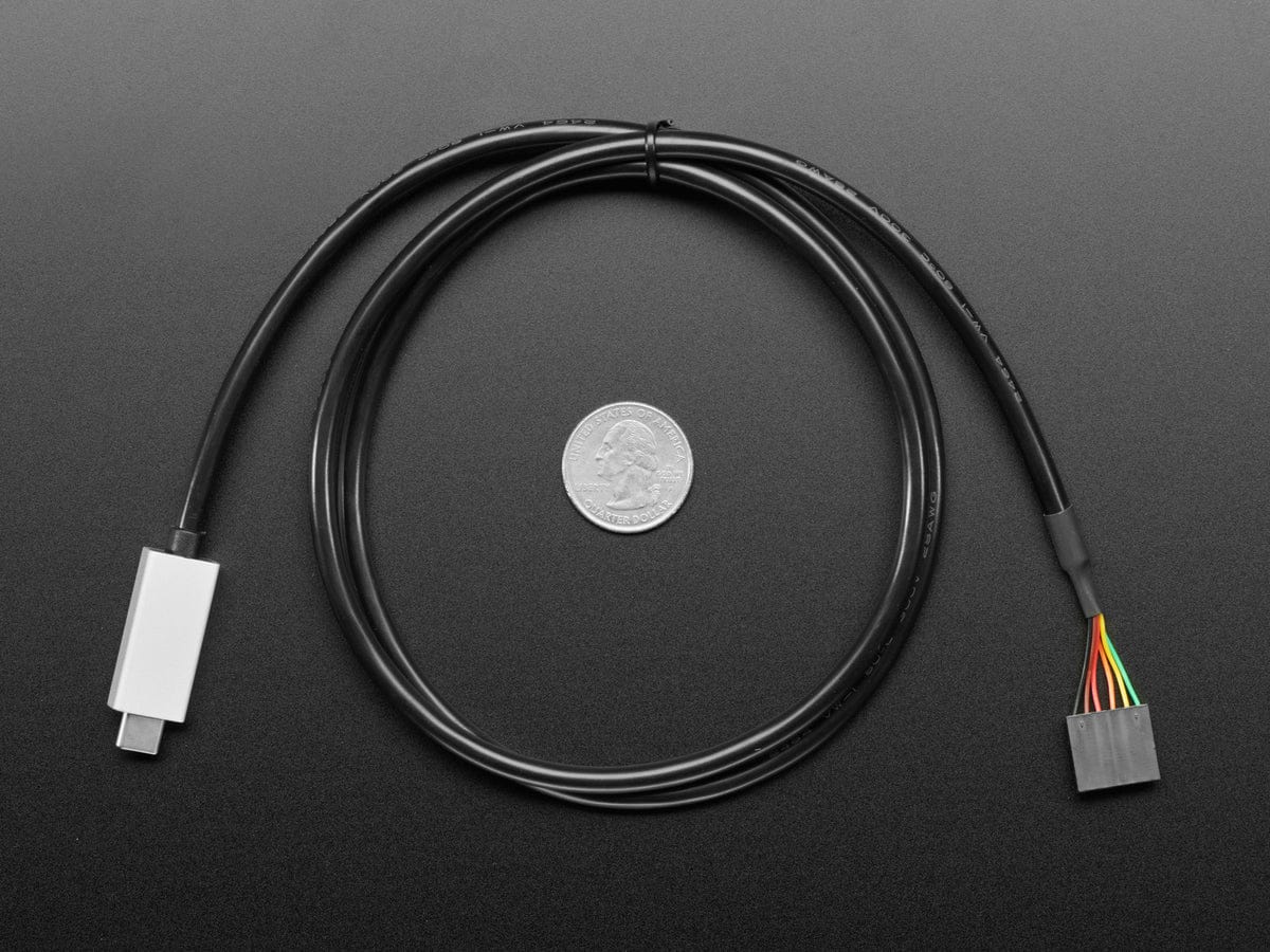 FTDI Serial TTL-232 USB Type C Cable - 3V Power and Logic - Image 4
