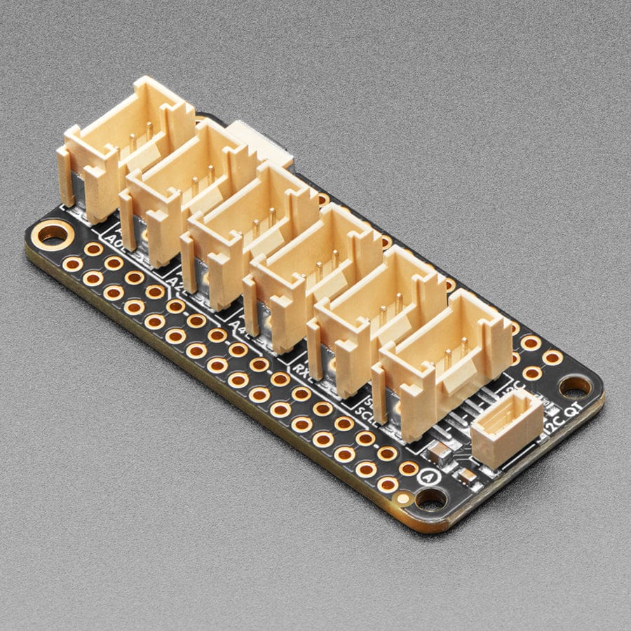 Adafruit Grove and Stemma QT FeatherWing for all Feathers
