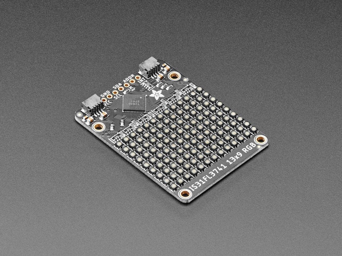 Adafruit IS31FL3741 13x9 PWM RGB LED Matrix Driver (STEMMA QT / Qwiic)
