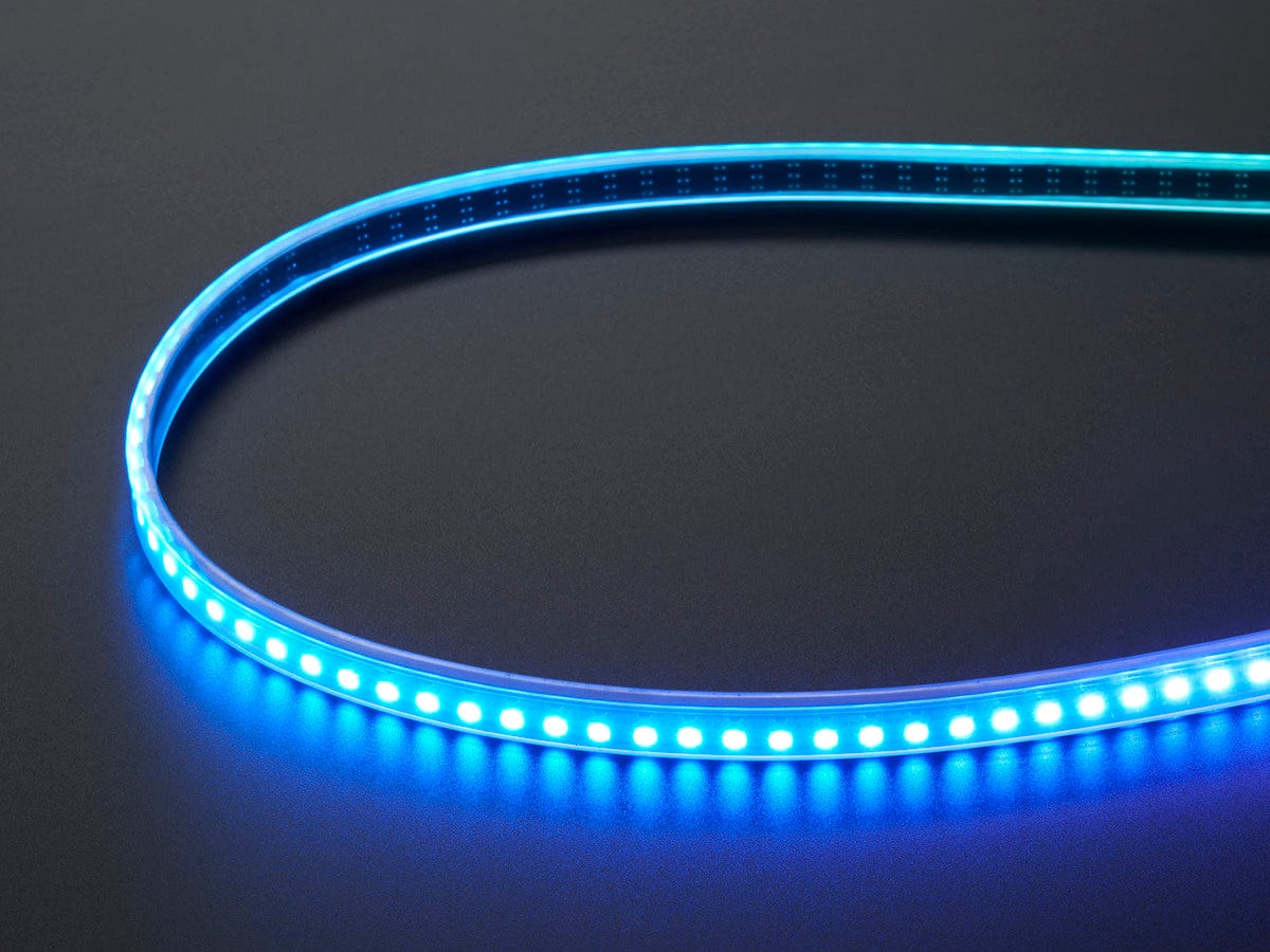 Adafruit Mini Skinny NeoPixel Digital RGB LED Strip - 144 LED/m (1m BLACK) - Image 2
