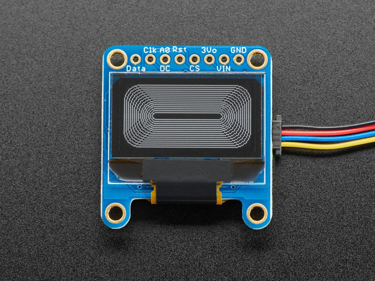 Monochrome 0.96" 128x64 OLED Graphic Display - STEMMA QT - Image 9