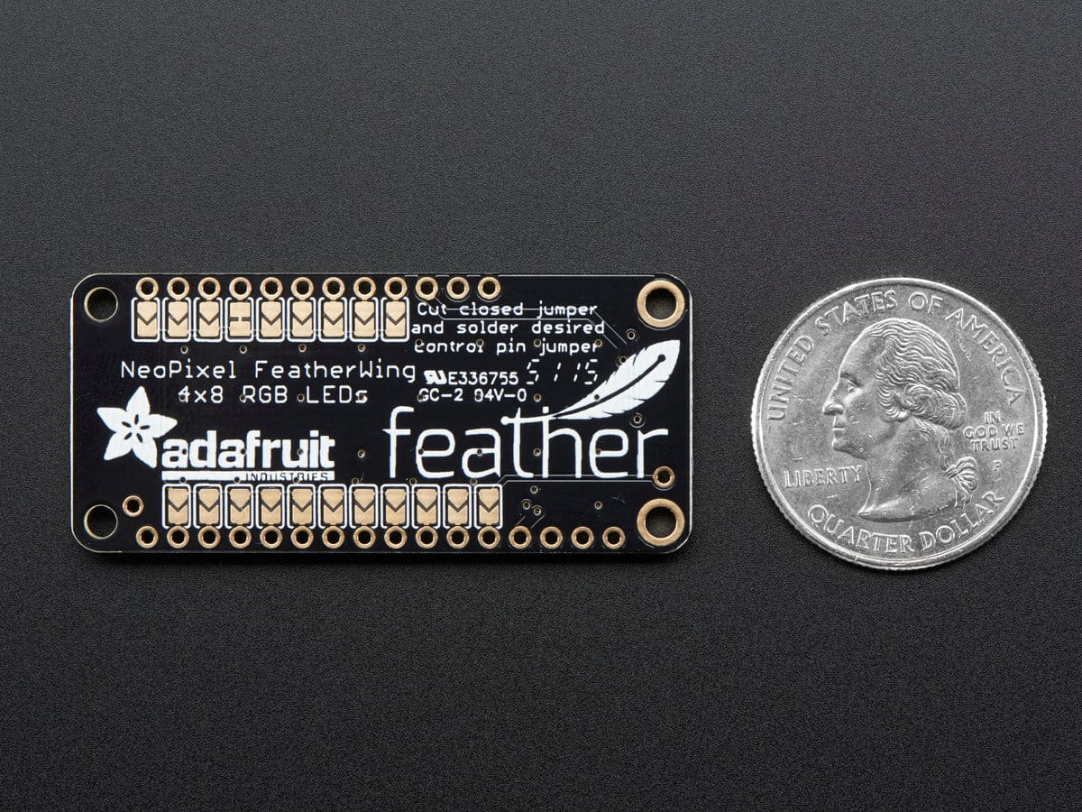 NeoPixel FeatherWing - 4x8 RGB LED Add-on For All Feather Boards - Image 5