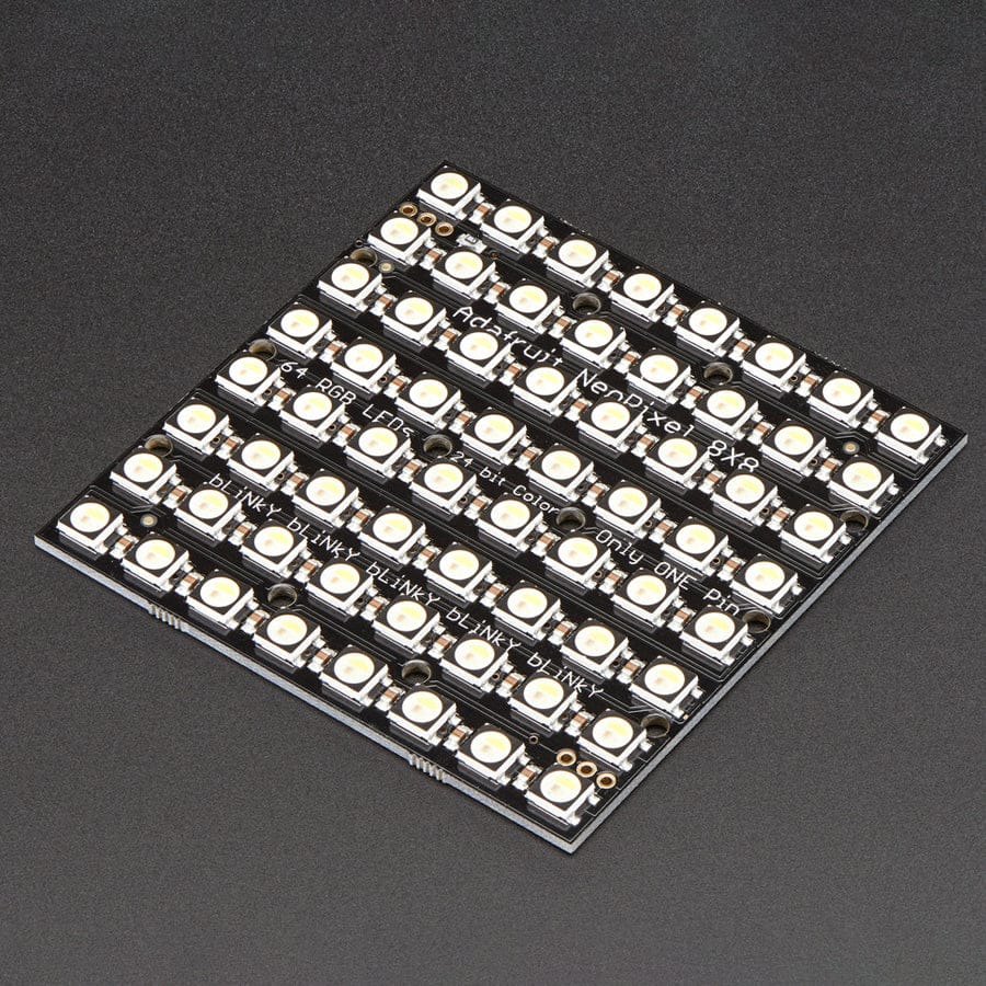 Adafruit NeoPixel NeoMatrix - 64 RGBW - Natural (4500K)