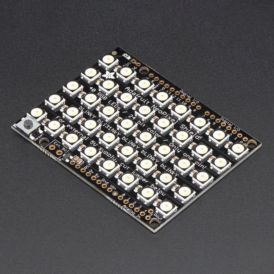 Adafruit NeoPixel Shield - 40 RGBW - Cool White (6000K)