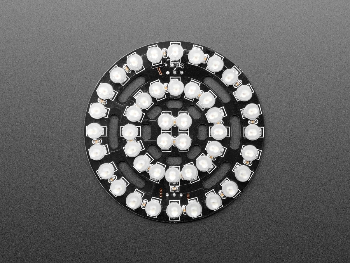 NeoPixel Triple-Ring Board with 44 Thru-Hole LEDs (66mm Diameter)