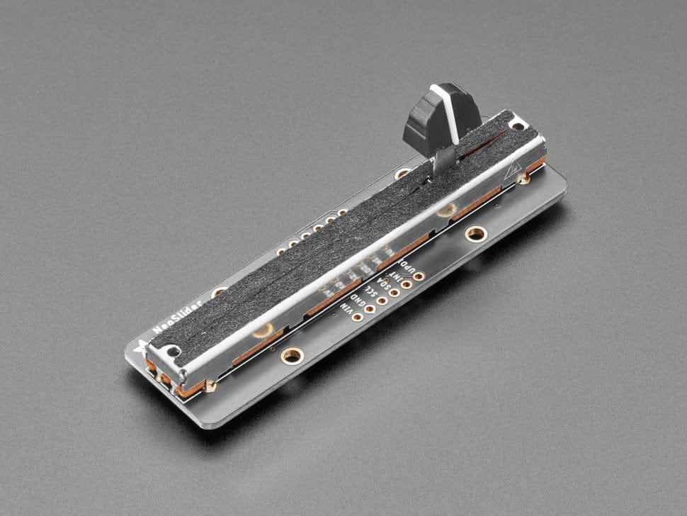 Adafruit NeoSlider I2C QT Slide Potentiometer with 4 NeoPixels - STEMMA QT / Qwiic