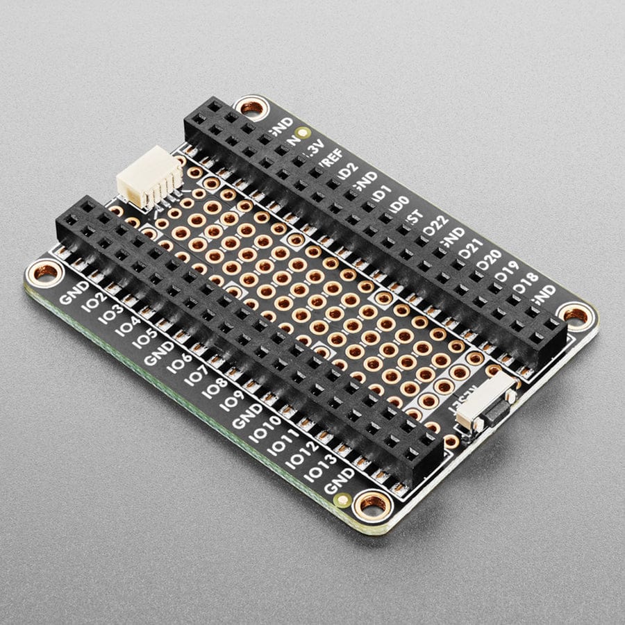 Adafruit Proto Under Plate PiCowBell for Pico - Reset Button & STEMMA QT