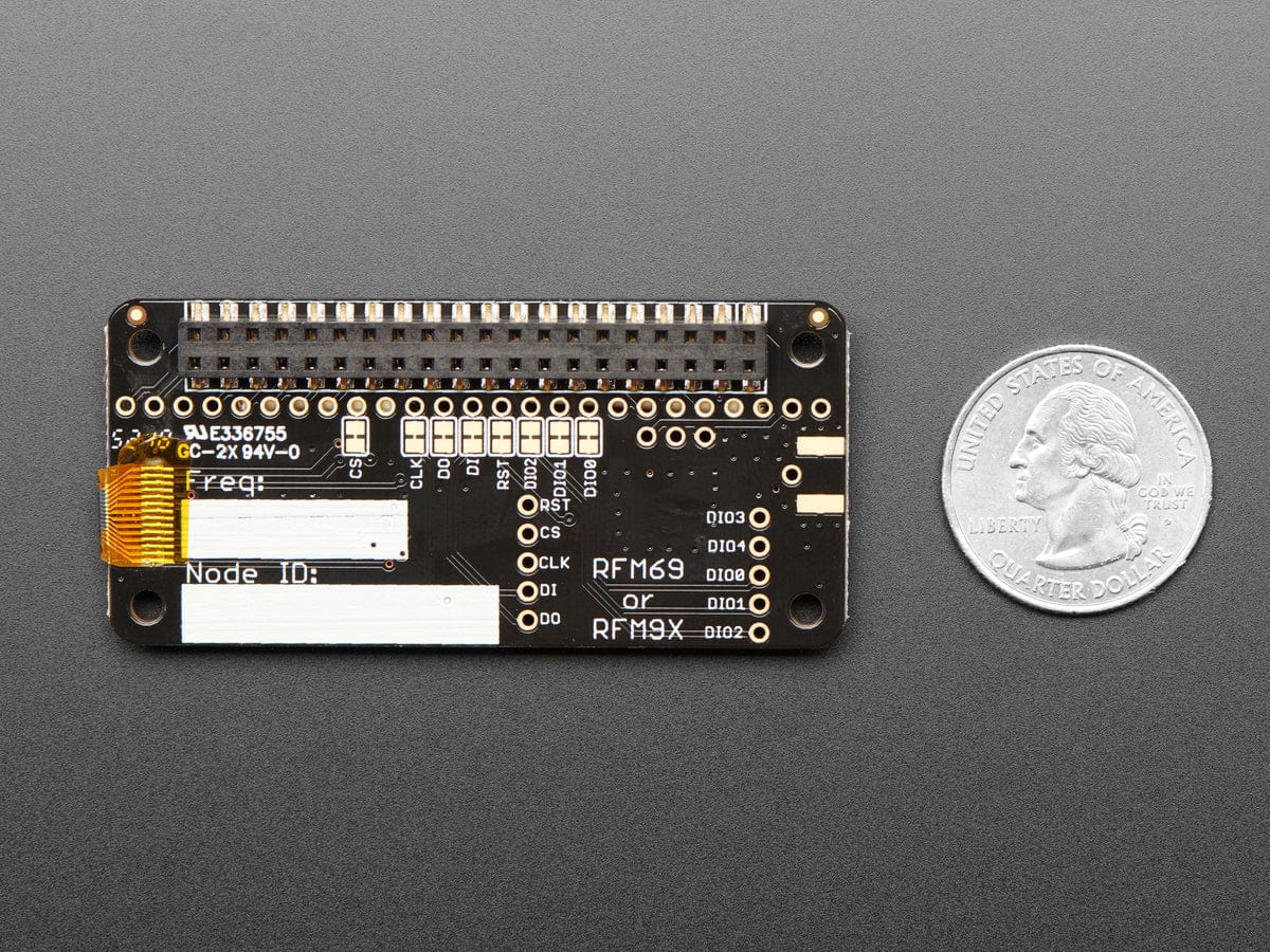 Adafruit RFM69HCW Transceiver Radio Bonnet - 433 MHz (RadioFruit) - Image 3