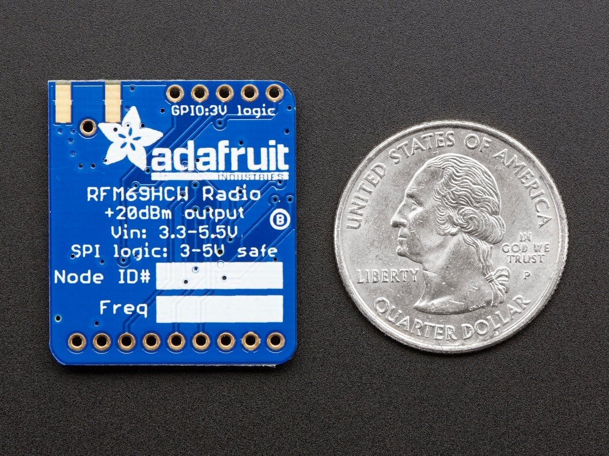 Adafruit RFM69HCW Transceiver Radio Breakout - 868 or 915 MHz (RadioFruit) - Image 3