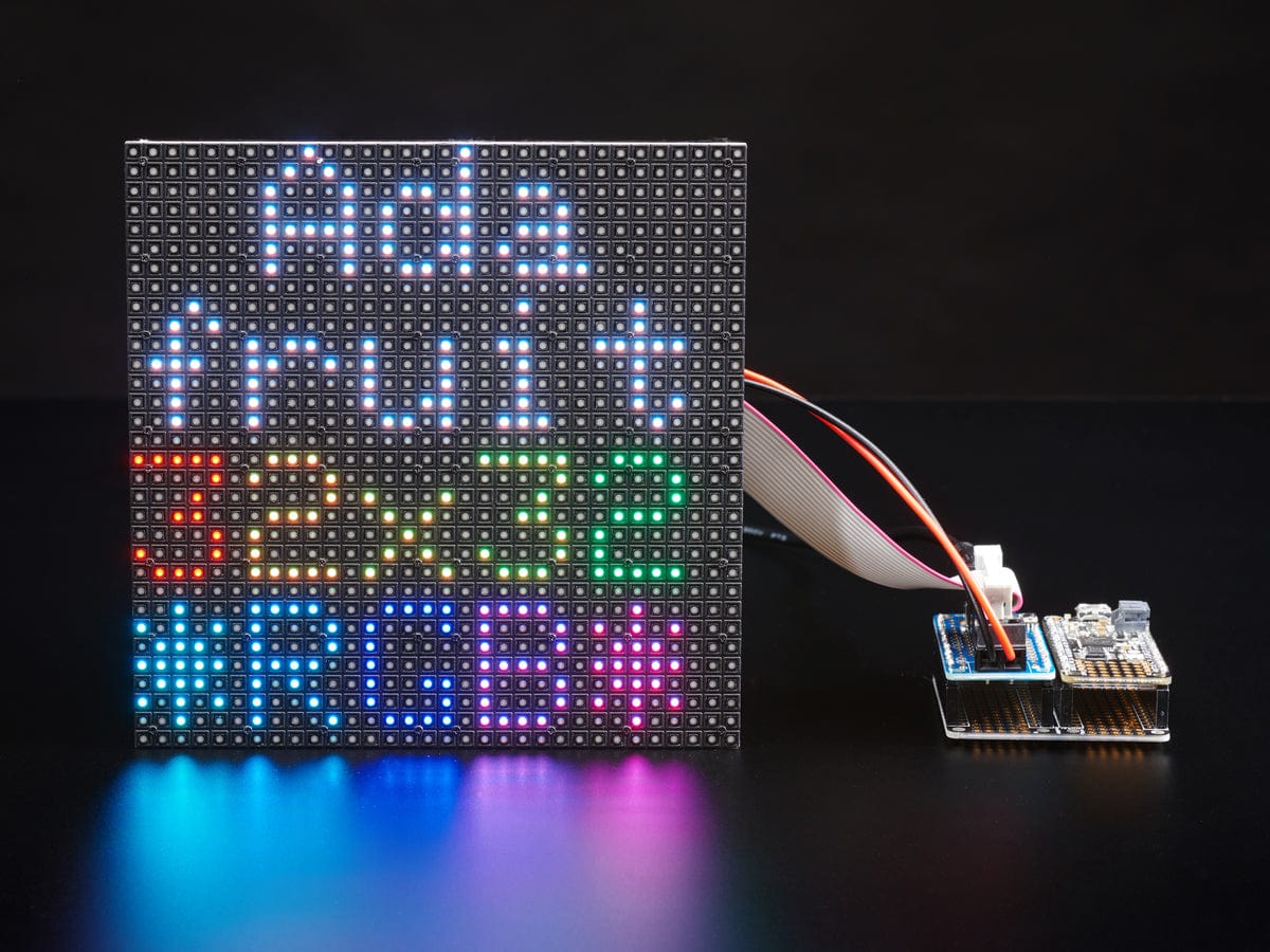 Adafruit RGB Matrix FeatherWing Kit - for nRF52840 Feathers - Image 6