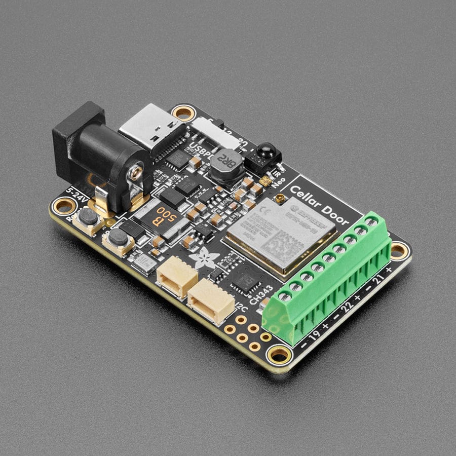 Adafruit Sparkle Motion with wFL External Antenna - WLED and xLights Board