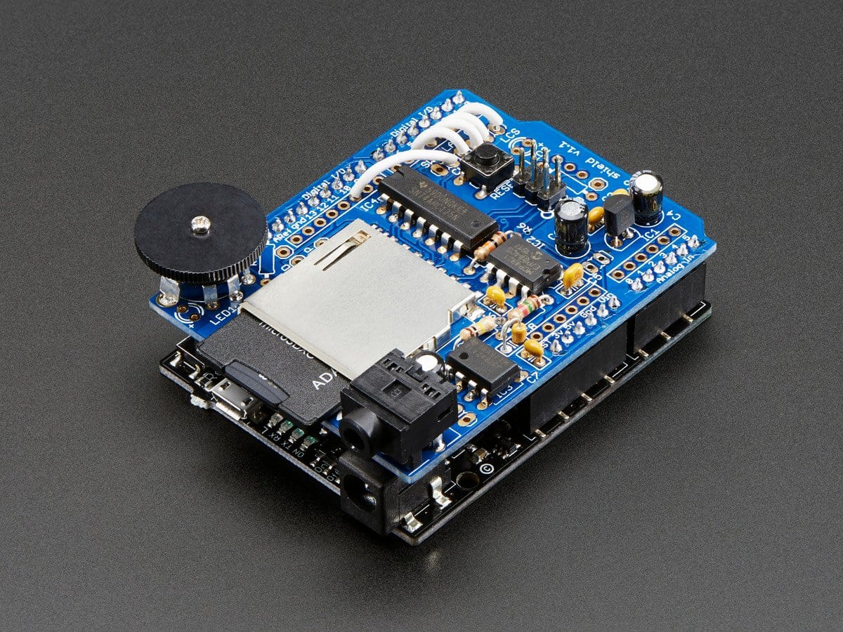 Adafruit Wave Shield for Arduino Kit (v1.1)