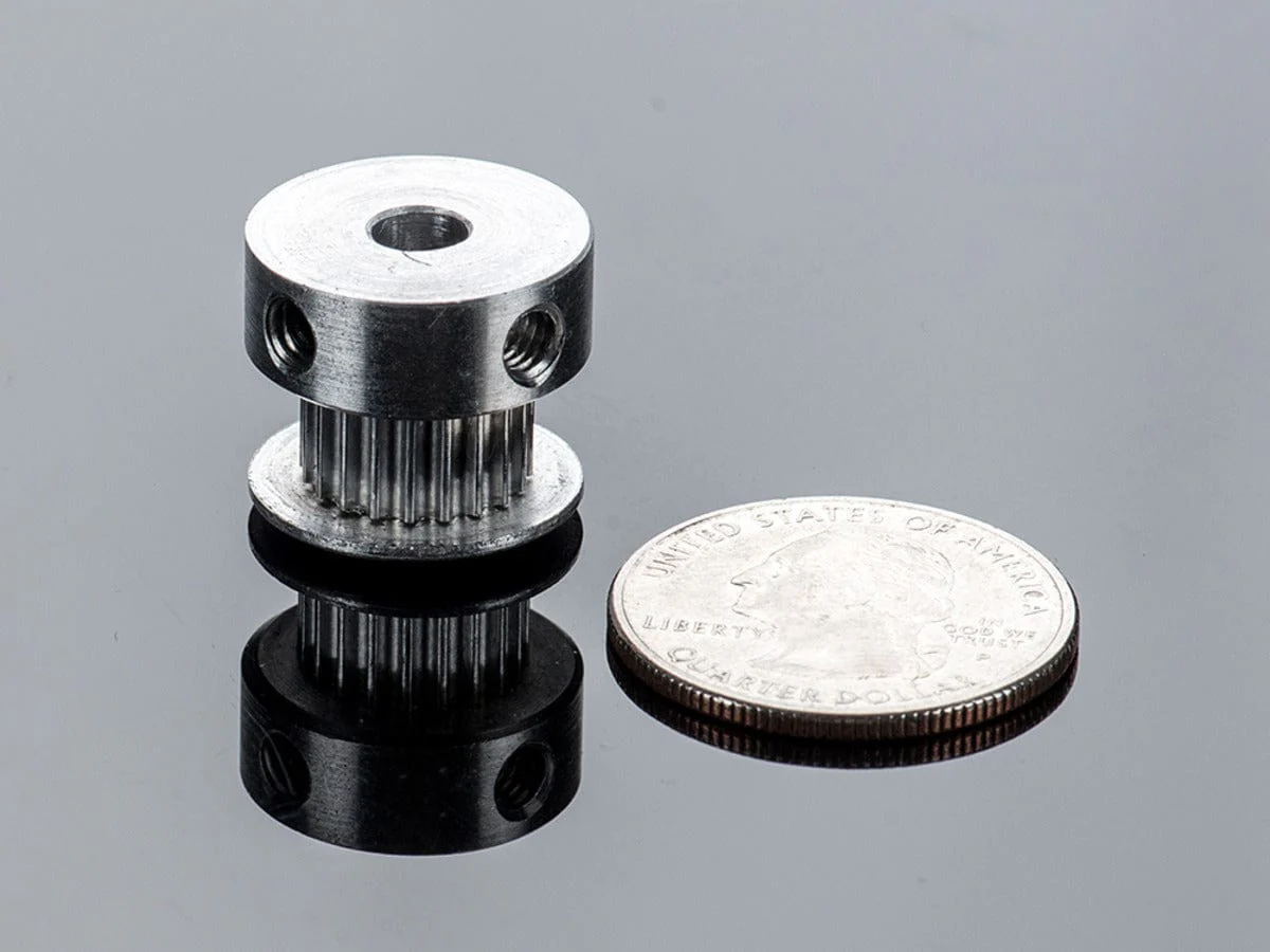 Aluminum GT2 Timing Pulley - 6mm Belt - 20 Tooth - 5mm Bore [discontinued]