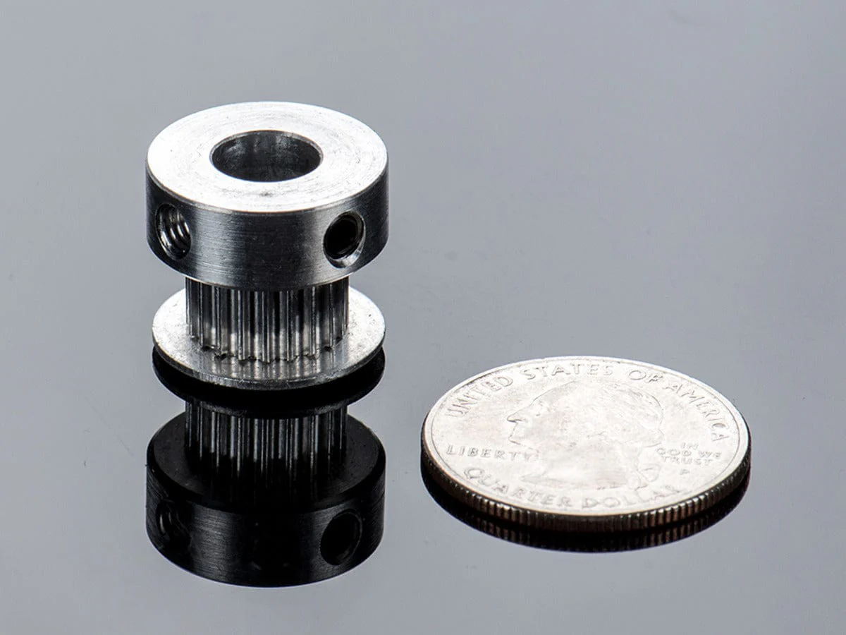 Aluminum GT2 Timing Pulley - 6mm Belt - 20 Tooth - 8mm Bore [discontinued]