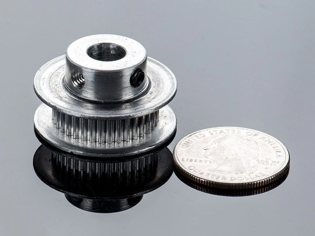 Aluminum GT2 Timing Pulley - 6mm Belt - 36 Tooth - 8mm Bore [Discontinued]