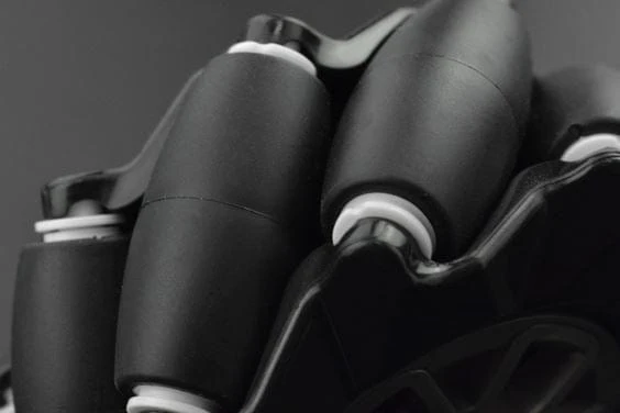 Black Mecanum Wheel (97mm) - Left [Discontinued] - Image 5