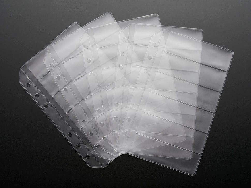 Blank SMT Storage Pages for 6 strips of 24mm Tape - 5 Pages - Image 2